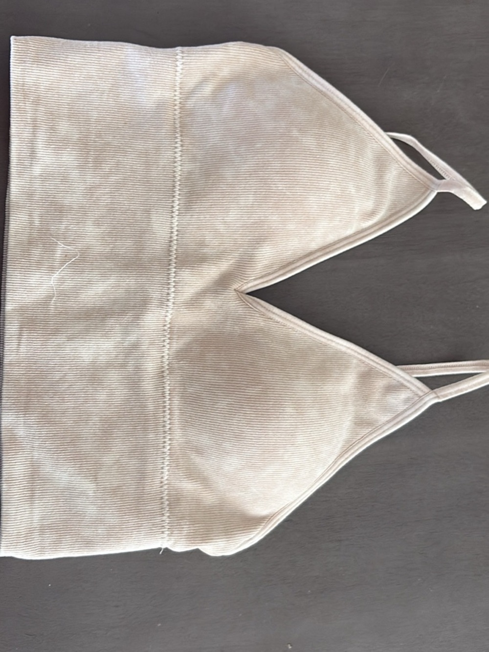 Three Bird Nest Ribbed Cream Camisole Bralette